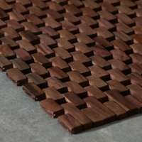 Коврик из тикового дерева, 40х30х0,7 см