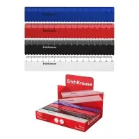 Линейка 15см ErichKrause Pastel Bloom, в коробке-дисплее, микс