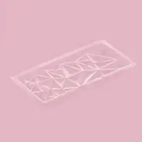 Форма для шоколада &laquo;Геометрия&raquo;, пластик, 20,5&times;10&times;1 см, прозрачная