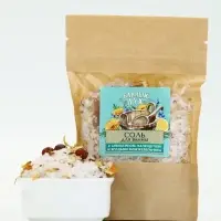 Банный Дух Соль для ванны с апельсином, календулой и ягодами можжевельника, 150 г.