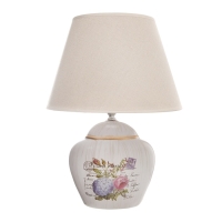 Настольная лампа с абажуром RISALUX &laquo;Сити&raquo;, Е27, 40 Вт, 30&times;30&times;43 см