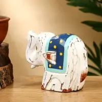 Сувенир &laquo;Слонёнок&raquo;, 12&times;5.5&times;9 см, дерево, белый