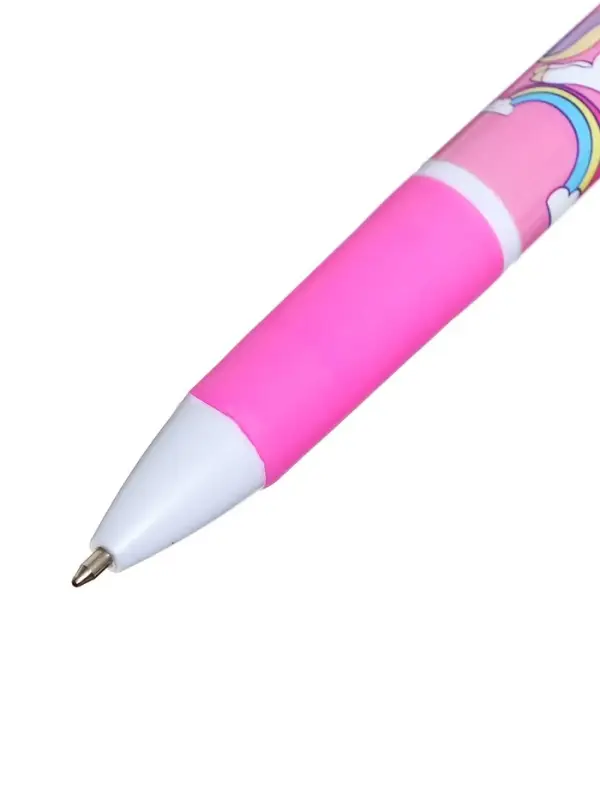Ручка шариковая многоцветная Calligrata, автоматическая, 4 цвета, с рисунком, МИКС
