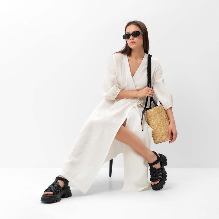 Платье женское MIST Summer time, миди, р. 40-42, белый