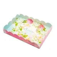 Коробка для печенья, &laquo;Нежный праздник&raquo;, 22&times;15&times;3 см