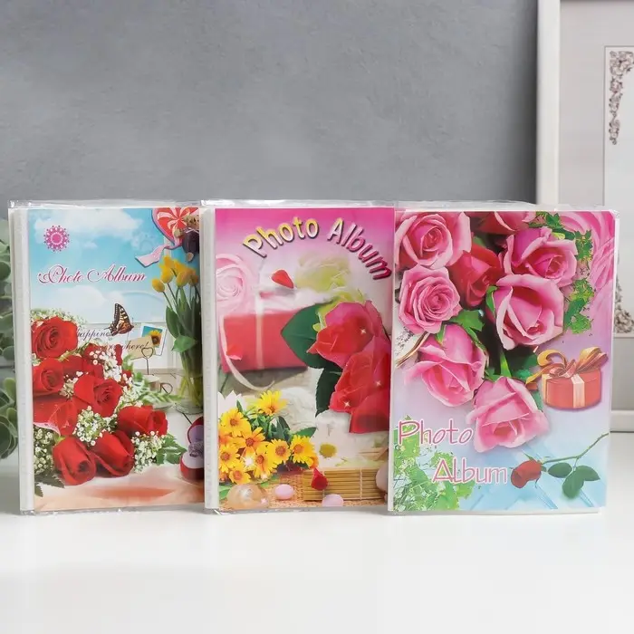 Фотоальбом на 36 фото 10&times;15 см &laquo;Ассорти&raquo;, 17&times;12&times;3 см, МИКС