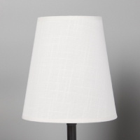 Лампа настольная BayerLux ЭКО "Лорен" 1х40Вт Е27 белый 16х16х34см