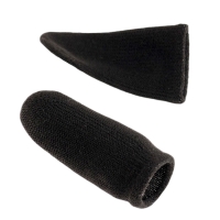 Набор напальчников для игр на смартфоне Luazon, 4 штуки, с защитой от пота, чёрные Набор напальчников для игр на смартфоне Luazon, 4 штуки, с защитой от пота, чёрные