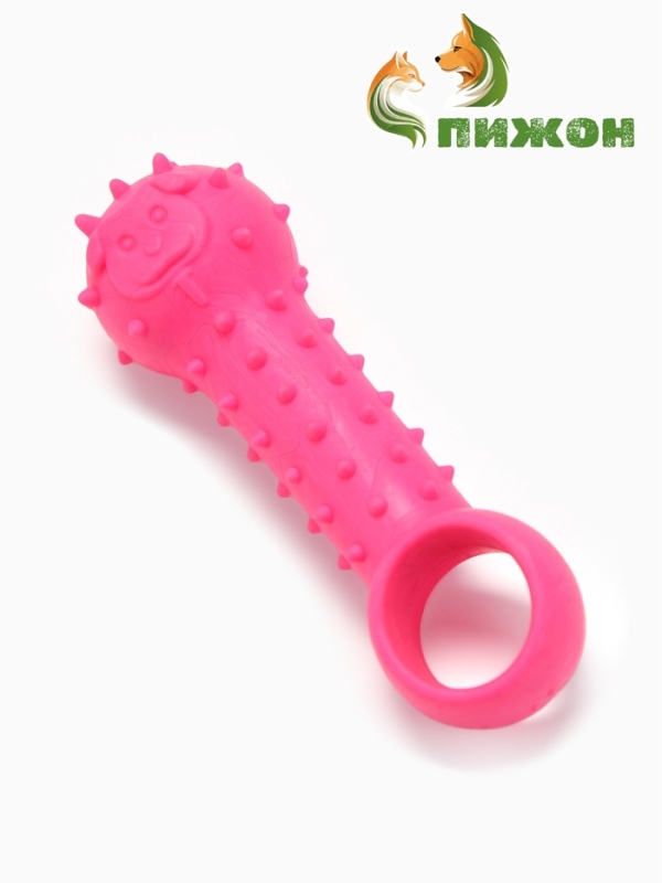 Игрушка-дразнилка "Поймай меня!", TPR, 9,5 см, розовая