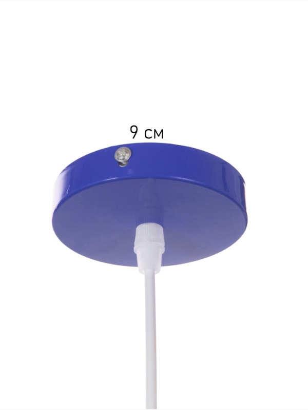 Светильник Richard 1х40Вт Е27 пр-1м синий 32,5х32,5х27см