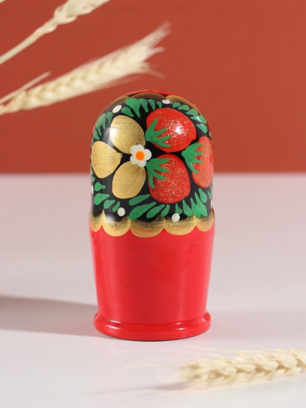 Матрёшка Матрёшка "Наташа", красная, 5-кукольная , 12 см