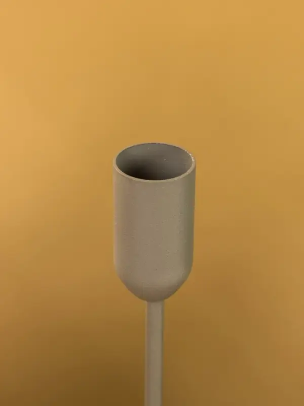 Подсвечник на 1 свечу текстурный "Графит" 8х8х15,5 см