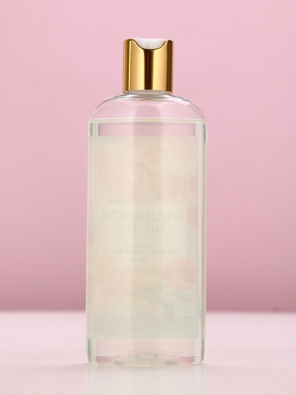 Набор "Цвети от любви", гель для душа, 250 мл и мочалка для тела