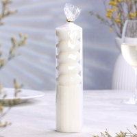 Свеча фигурная &laquo;Колонна&raquo;, 5.5&times;21 см, белая