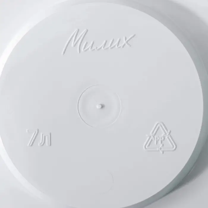 Горшок для цветов &laquo;Венеция&raquo;, 7 л, пластиковый, белый