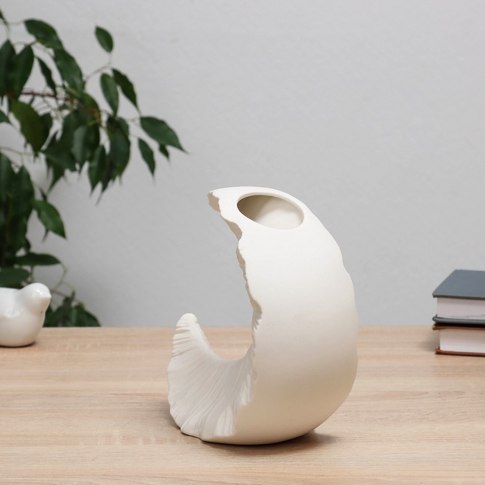 Ваза керамика настольная Ваза керамика настольная "Полумесяц" 7х17х18 см