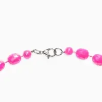 Бусы детские Выбражулька &laquo;Бант&raquo;, граненые бусины, 40 см, цвет розовый