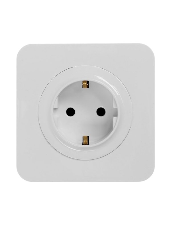 Розетка одноместная, серия Розетка одноместная, серия "Circular", 16 А, скрытая, с з/к, белая