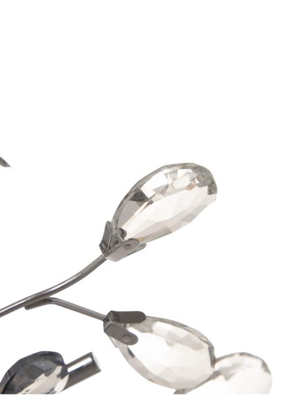 Люстра Люстра "Цветы" 5х40Вт Е27 хром 50х50х18см