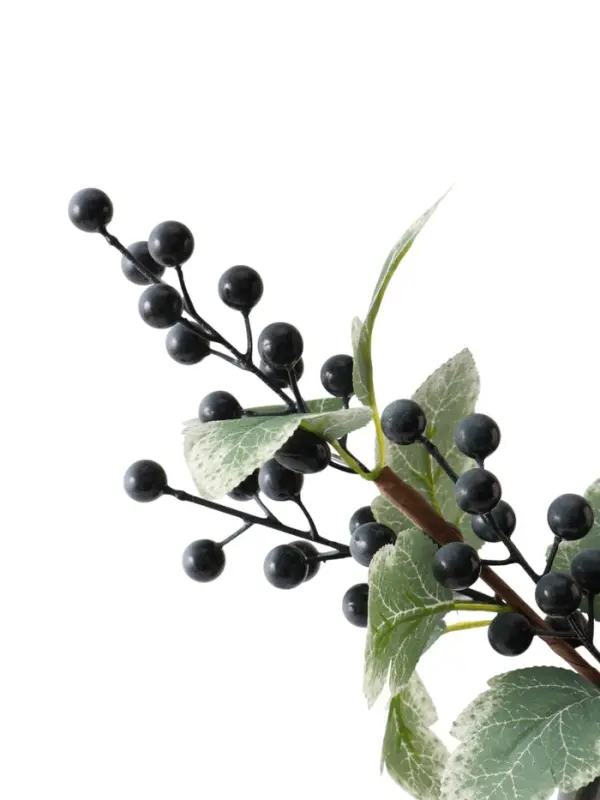 Цветы искусственные &laquo;Ветка ягодная&raquo;, h=30 см, синие