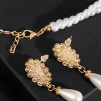 Набор 2 предмета: серьги, колье &laquo;Антуанетта&raquo; вспышка, цвет белый в золоте, 40 см