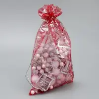 Мешочек подарочный органза &laquo;Новогодняя почта&raquo;, 16 х 24 см +/- 1.5 см