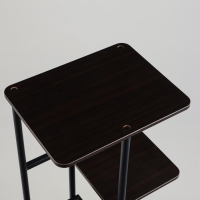 Подставка для цветов Greengo, 6 полок, 36 &times; 23 &times; 106 см, напольная, каркас металл, полки МДФ, чёрная