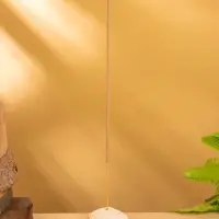 Подставка под благовония &laquo;Лицо Будды&raquo;, 6.5&times;4.5&times;2 см, керамика, бежевая