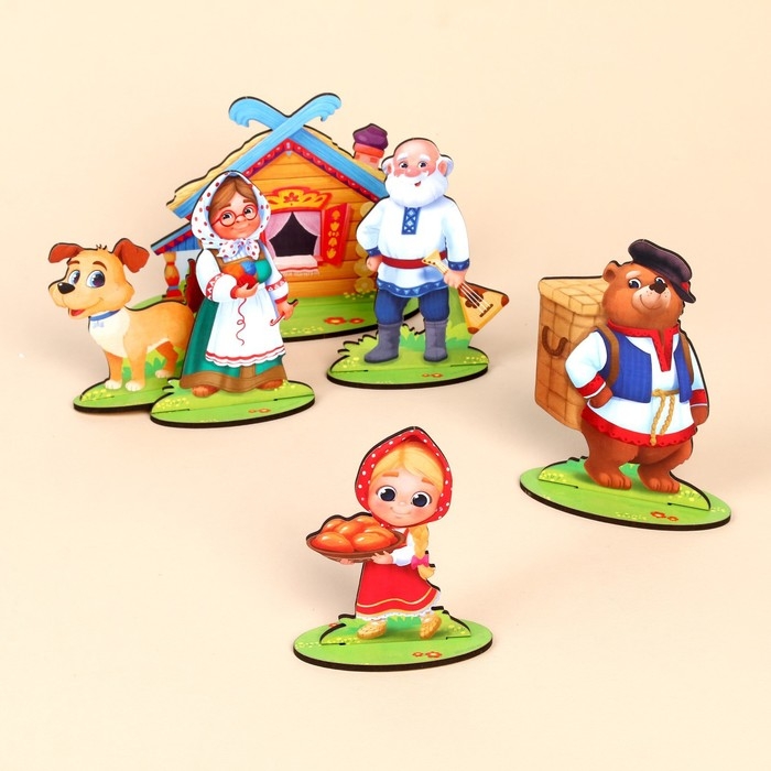 Настольный театр &laquo;Маша и медведь&raquo;