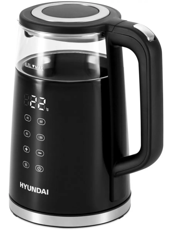 Чайник HYK-G6404 1.7л. 2200Вт черный