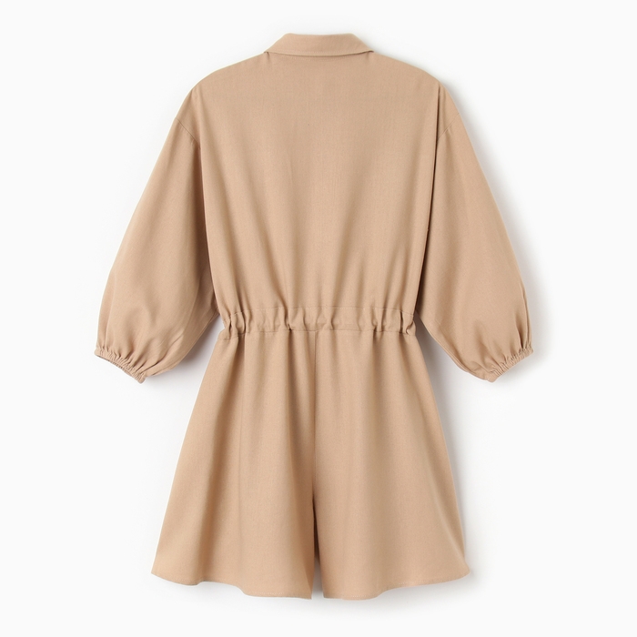 Комбинезон женский MINAKU: Casual Collection цвет бежевый, р-р 48 Комбинезон женский MINAKU: Casual Collection цвет бежевый, р-р 48