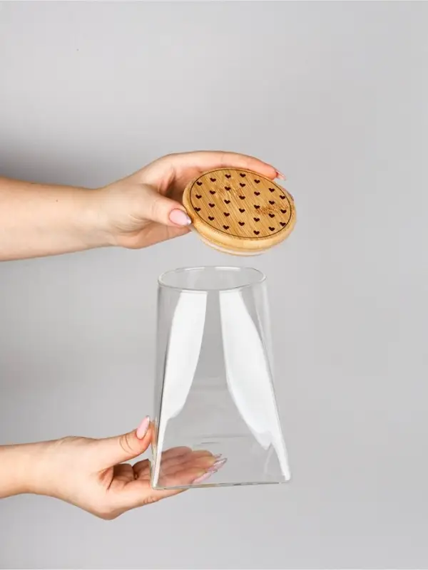 Банка для хранения "Сердечки", 950 мл