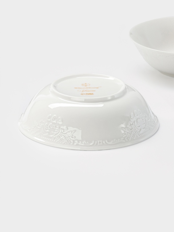 Тарелки глубокие WY Venecia, 580 мл, 17&times;5 см, набор 2 шт., фарфор, белые