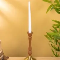 Подсвечник на 1 свечу "Бисквит" 10,5х10,5х25 см