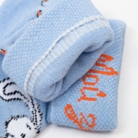 Носки детские Зайка, цвет голубой, размер 7-8 Носки детские Зайка, цвет голубой, размер 7-8