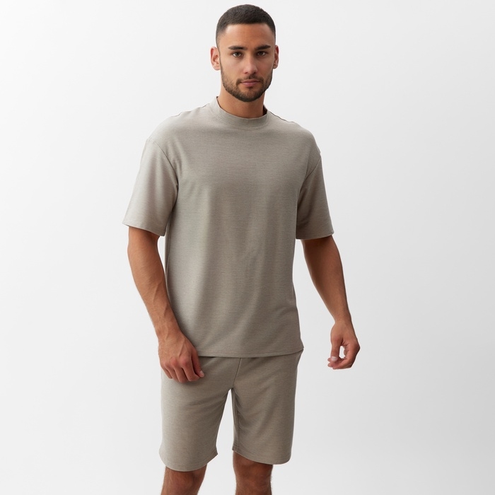 Футболка мужская MINAKU REGULAR: цвет серый, размер 48 Футболка мужская MINAKU REGULAR: цвет серый, размер 48