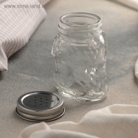 Солонка стеклянная &laquo;Сова&raquo;, 100 мл, 7,5&times;6&times;8,5 см