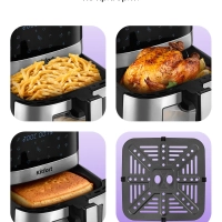 Аэрогриль электрический КТ-2277 - 6.5 л - 1500 Вт