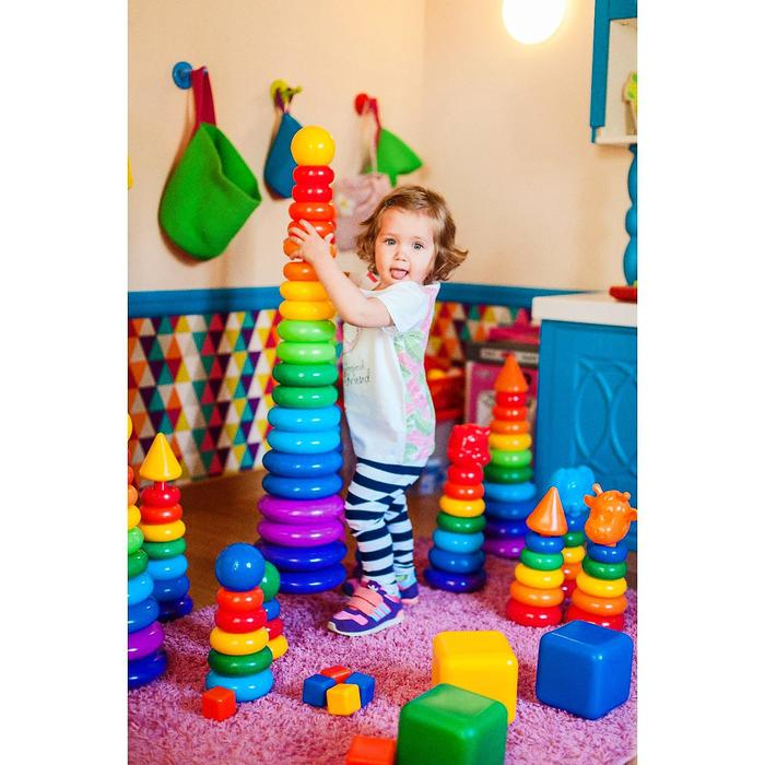 Пирамидка «Гигант», 20 колец с конусом Пирамидка «Гигант», 20 колец с конусом