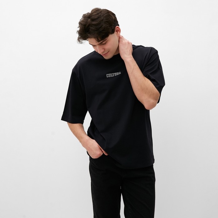 Футболка мужская MIST Cultura, размер 46, черный