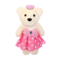 Игрушка из пенопласта &laquo;Мишка с бабочкой&raquo;, цвета МИКС