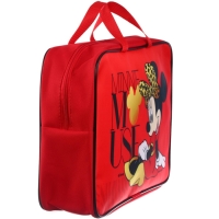 Папка с ручками А4, 35х27 см, текстиль, Минни Маус