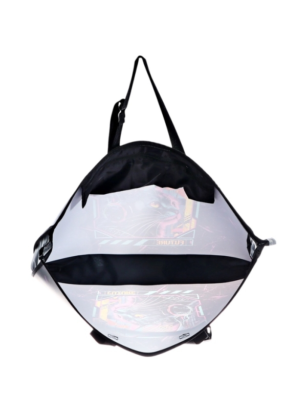 Папка А2 , 650х470х100 мм, deVENTE Папка А2 , 650х470х100 мм, deVENTE "Cyber Cat", с ручками, пластиковая, молния сверху, внутренний карман