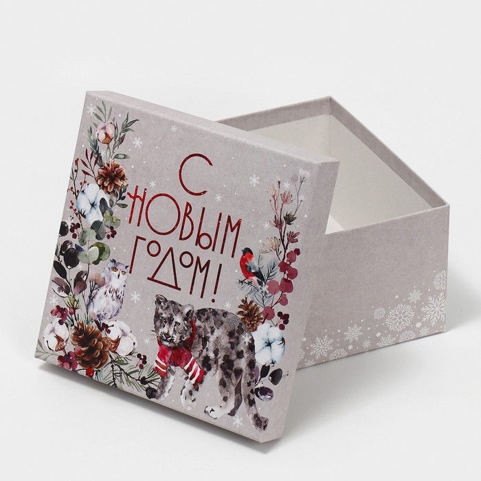 Набор подарочных коробок 10 в 1 &laquo;С Новым годом&raquo;, 10 х 10 х 6 ‒ 28 х 28 х 15 см, Новый год