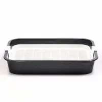 Туалет "Белла мини" для кошек, с сеткой, 35 х 26  х 6 см, Серый