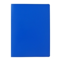 Папка с 20 вкладышами А5, 500 мкм, Calligrata, текстура "песок", синяя Папка с 20 вкладышами А5, 500 мкм, Calligrata, текстура "песок", синяя