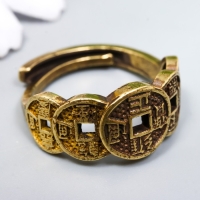 Сувенир латунь "Денежное кольцо - пять императоров" 2,1х2,1 см Сувенир латунь "Денежное кольцо - пять императоров" 2,1х2,1 см