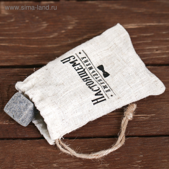 Камни для виски &laquo;Настоящему джентльмену&raquo;, 4 шт.