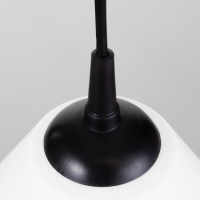 Подвес "Конус" 1х15Вт Е27 МОДЕЛЬ: BR 00273 черный/белый 25х25х15см