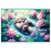 Альбом для рисования А4, 24 листа, на гребне «В кувшинках», блок офсет 100 г/м², МИКС Альбом для рисования А4, 24 листа, на гребне «В кувшинках», блок офсет 100 г/м², МИКС